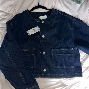 Mango Indigo Denim Jacket